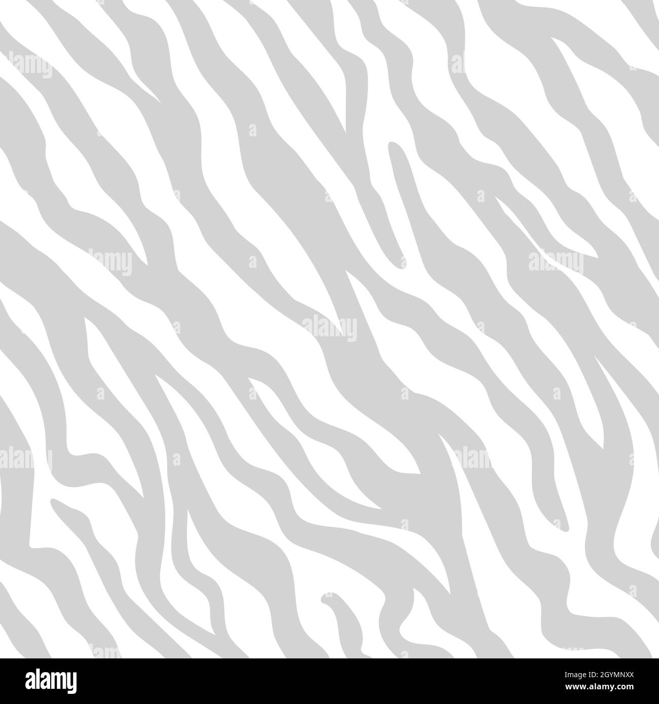 Vector seamless zebra skin pattern. Animal print design for textile