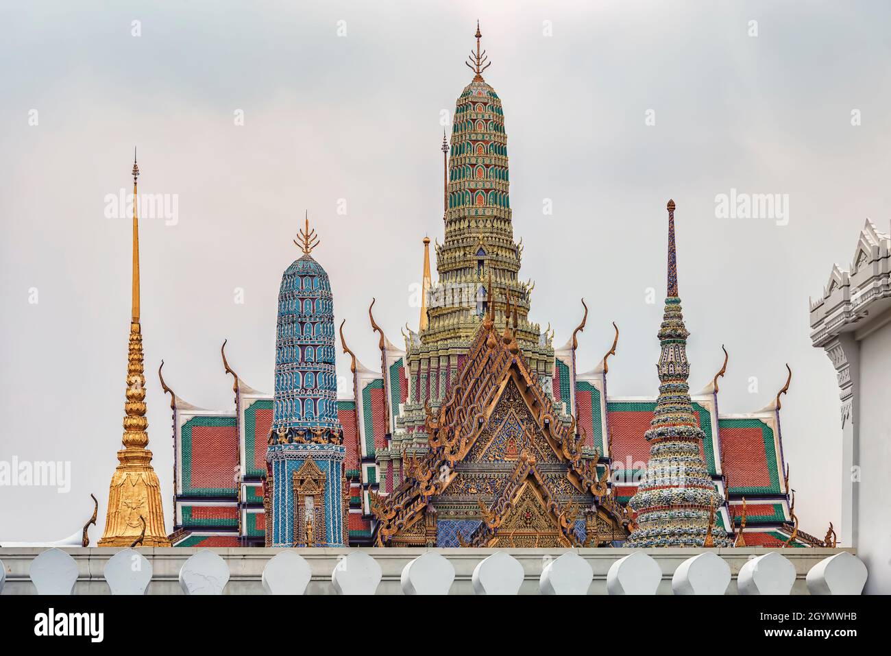 Grand Palace in Bangkok city, Thailand Stock Photo