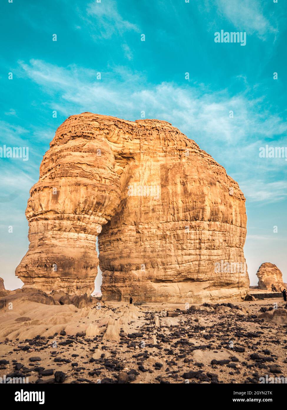 Sky View Elephant Rock HEGRA (Al ULA) Saudi Arabia Stock Photo Alamy