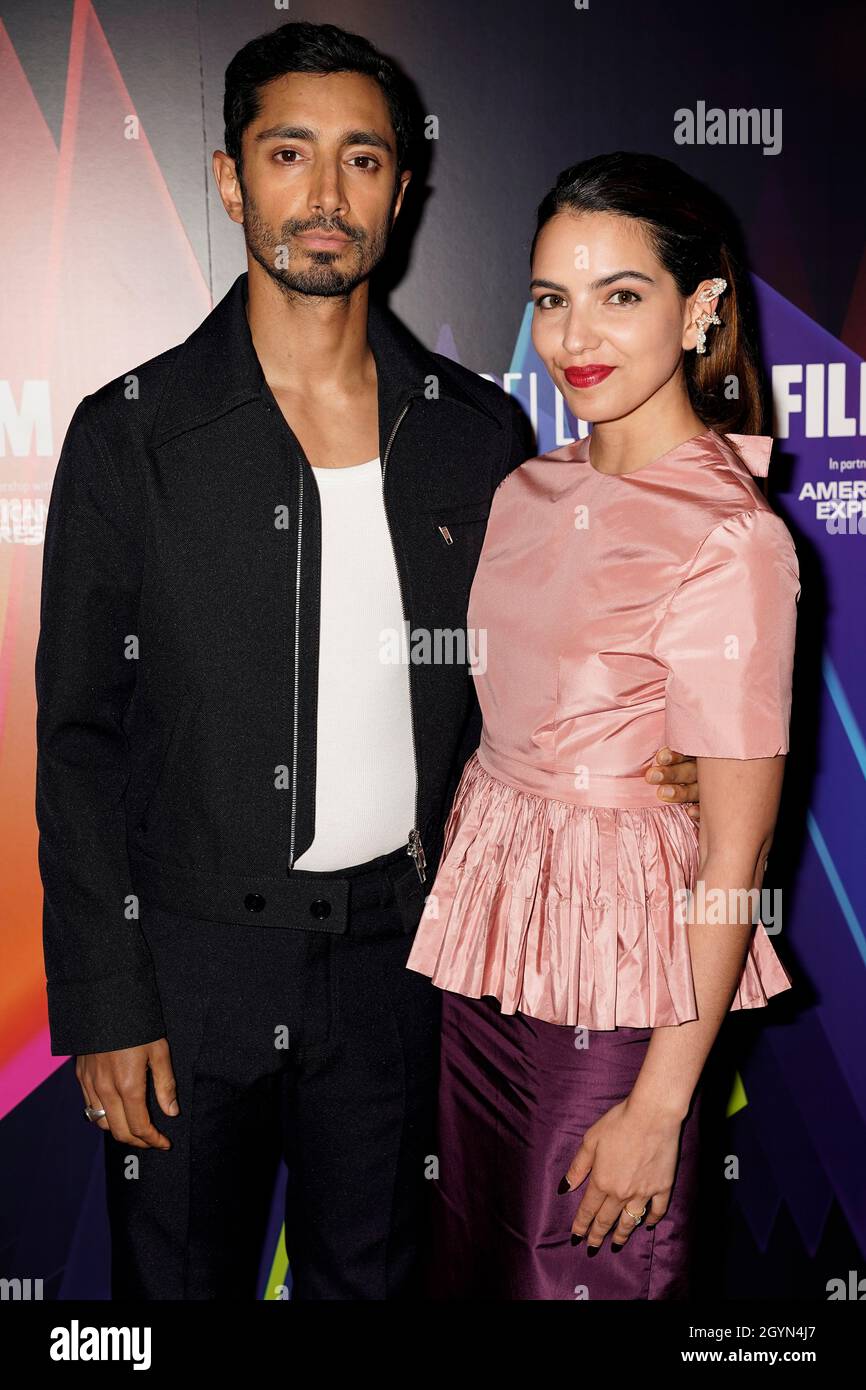 Riz Ahmed and Fatima Farheen Mirza arrive for the European premiere of ...