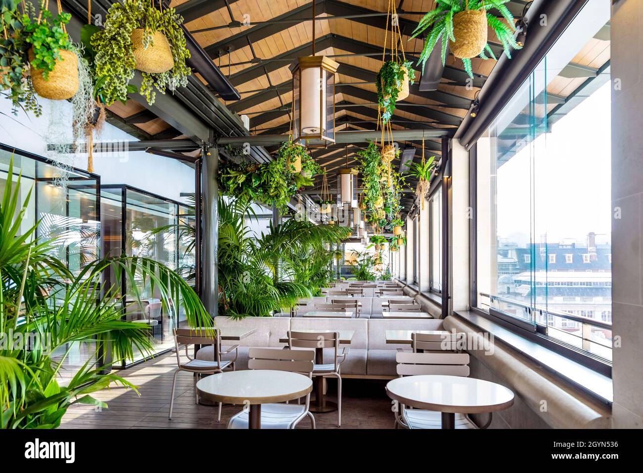 Terrace Bar overlooking Covent Garden Market at the Royal Opera House