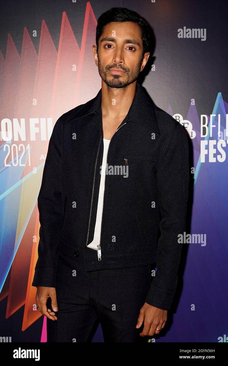 Riz Ahmed arrives for the European premiere of Encounter, at the Curzon Mayfair in London during the BFI London Film Festival. Picture date: Friday October 8, 2021. Stock Photo