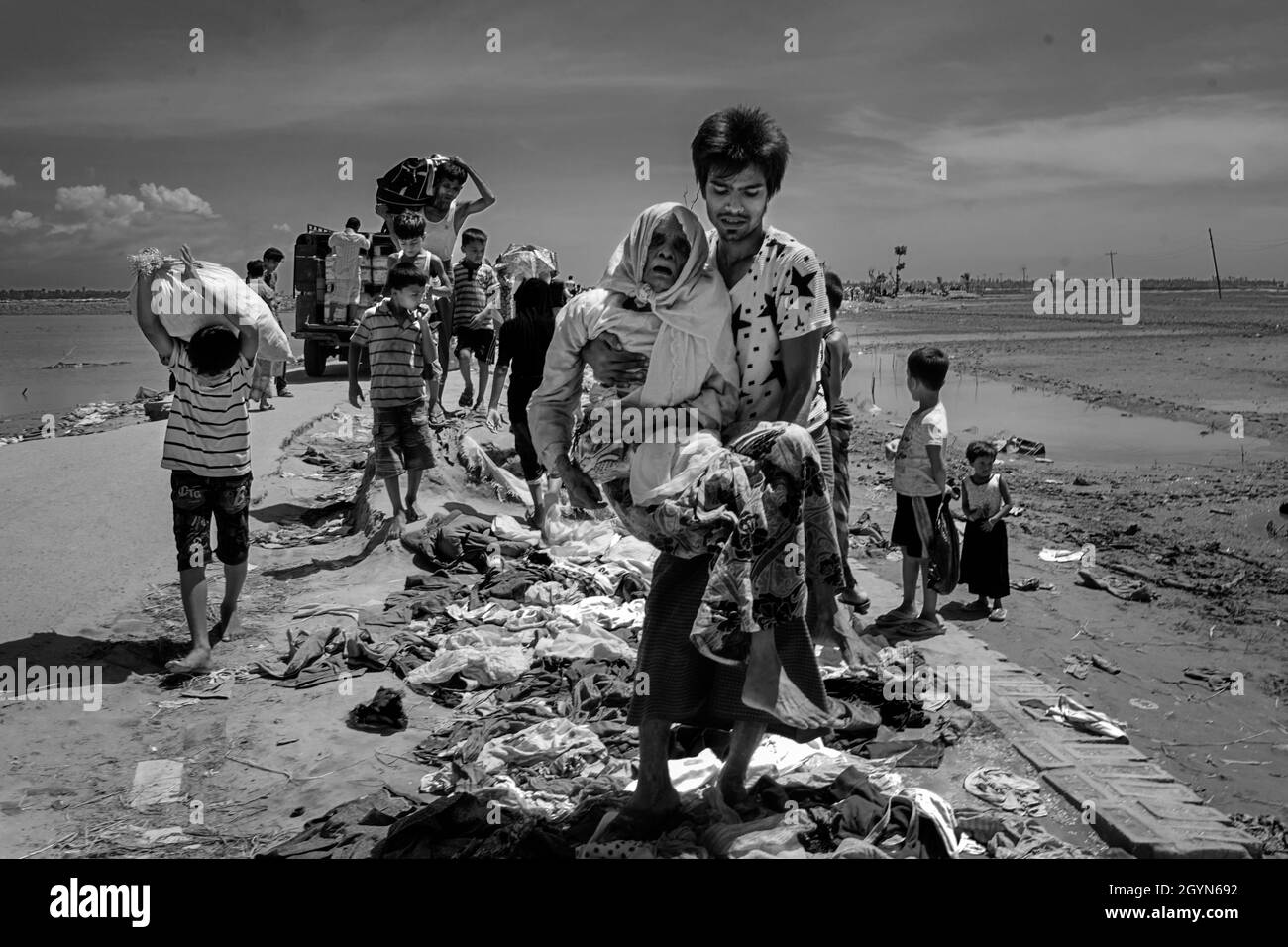 Rohingha Crisis Stock Photo