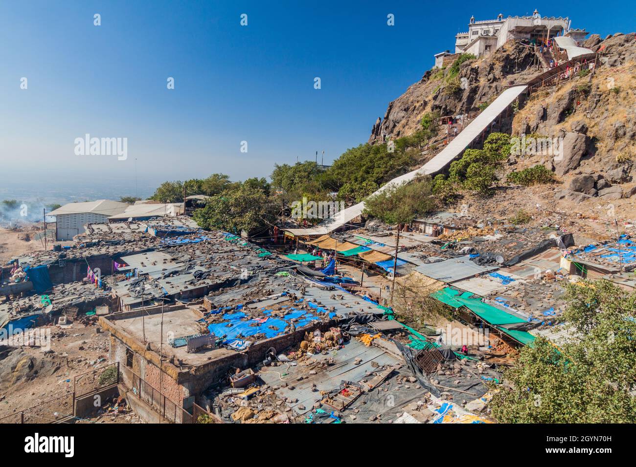 Pavagadh temple hi-res stock photography and images - Alamy