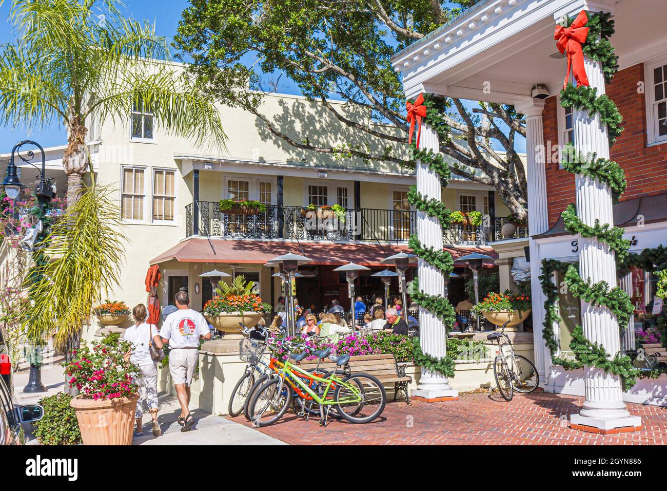 Naples Florida,Old Naples,Third Street South Historic District shops