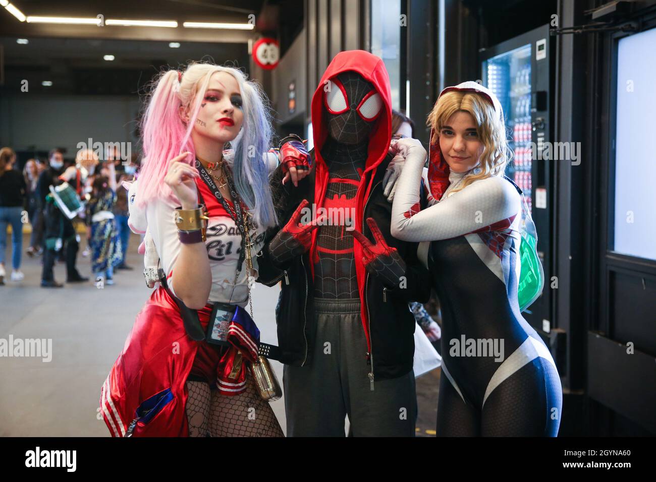 Brussels Belgium 8th Oct 21 Cosplayers Pose At The Made In Asia Animation And Cartoon Products Fair In Brussels Belgium Oct 8 21 Credit Zheng Huansong Xinhua Alamy Live News Stock Photo Alamy