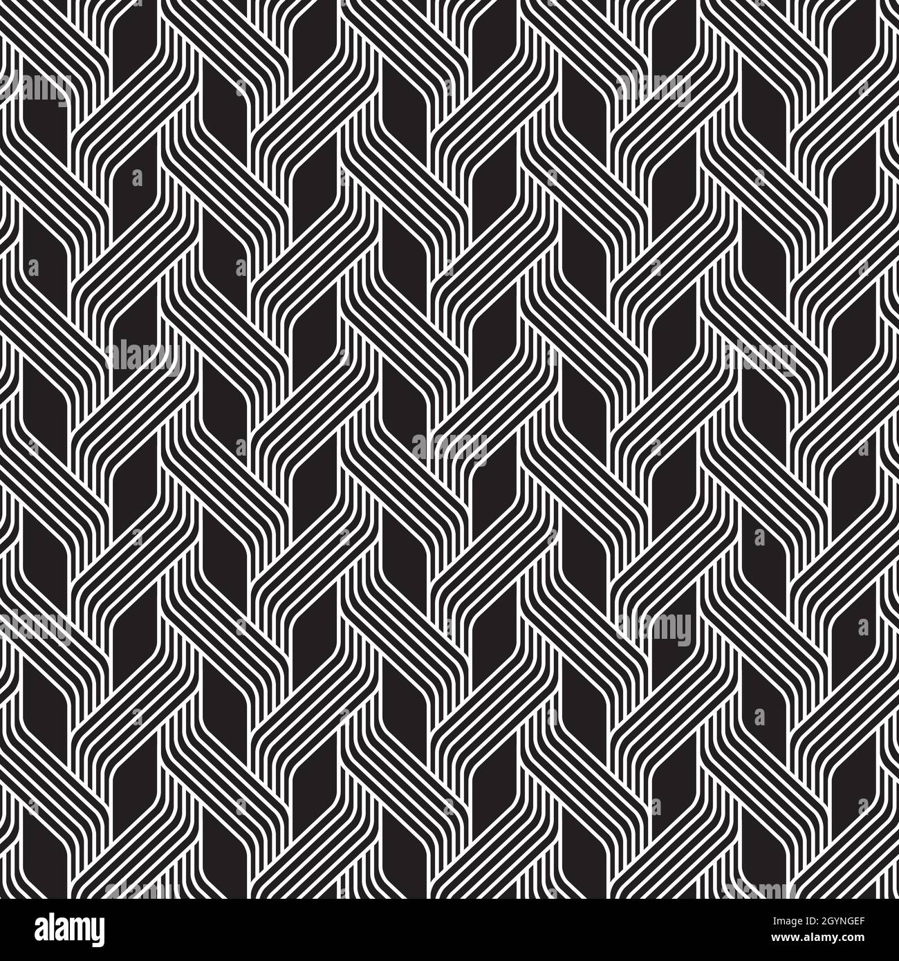 Seamless Art Deco weave pattern background Stock Vector Image & Art - Alamy