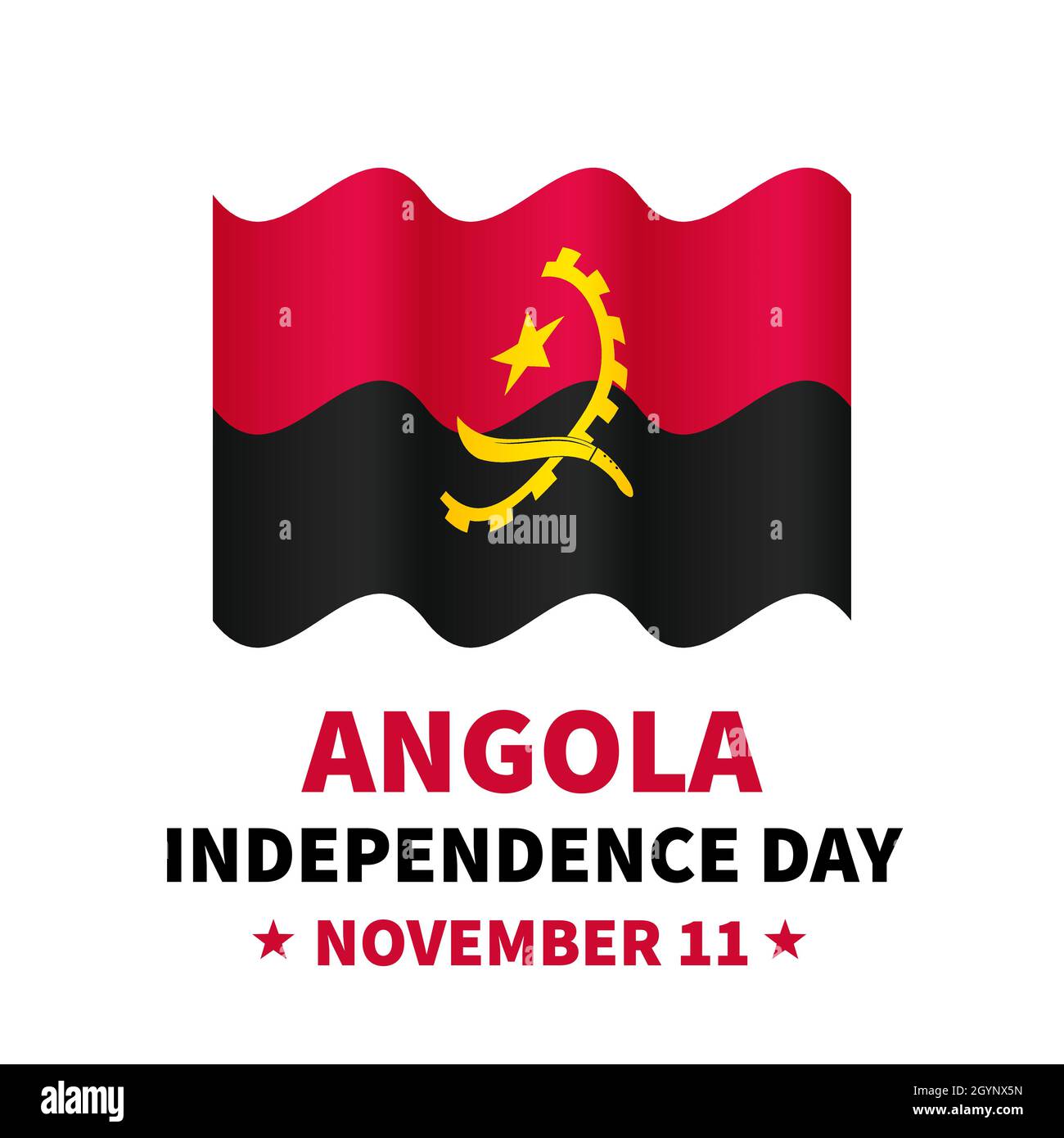 Angola south africa flag Cut Out Stock Images & Pictures - Alamy