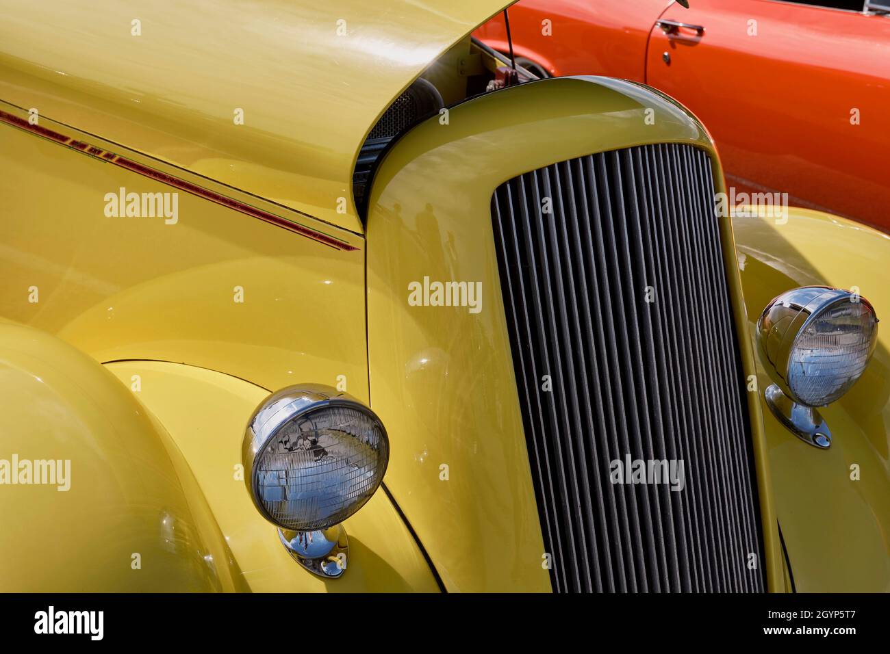 Custom car on display at the 2021 Endless Summer Cruisin in Ocean City Maryland. Stock Photo