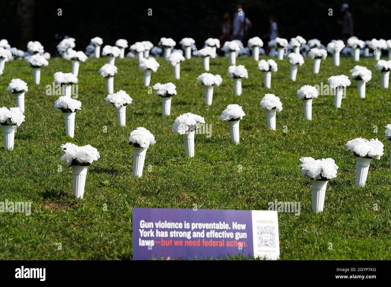 New York, USA. 8th Oct, 2021. Photo taken on Oct. 8, 2021 shows the