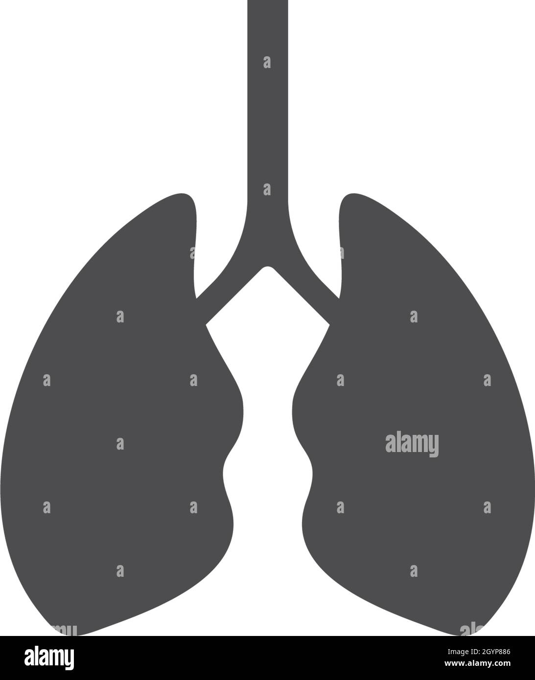 Lungs care logo vector template Stock Vector