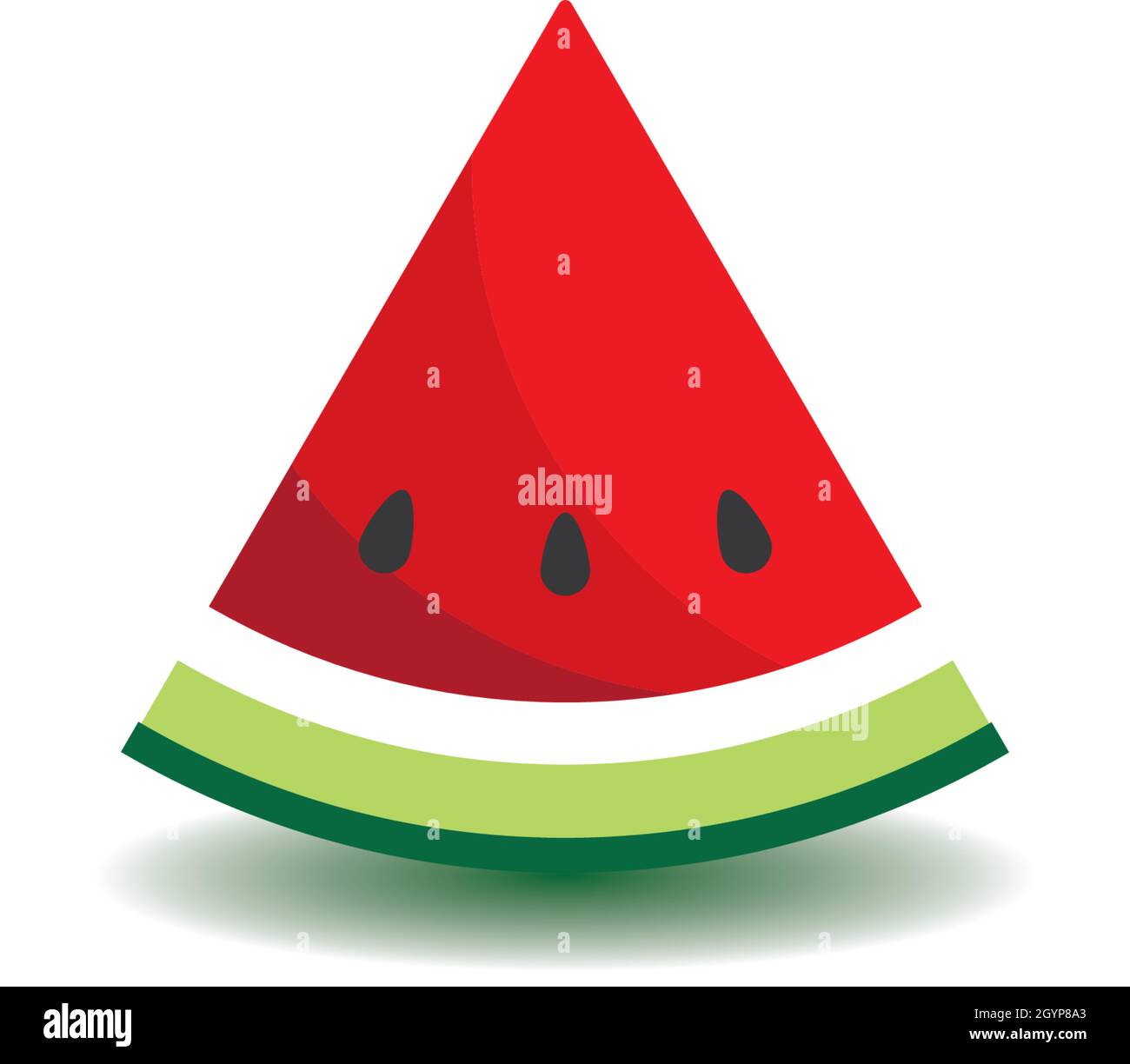 Watermelon icon Ilustration vector template Stock Vector