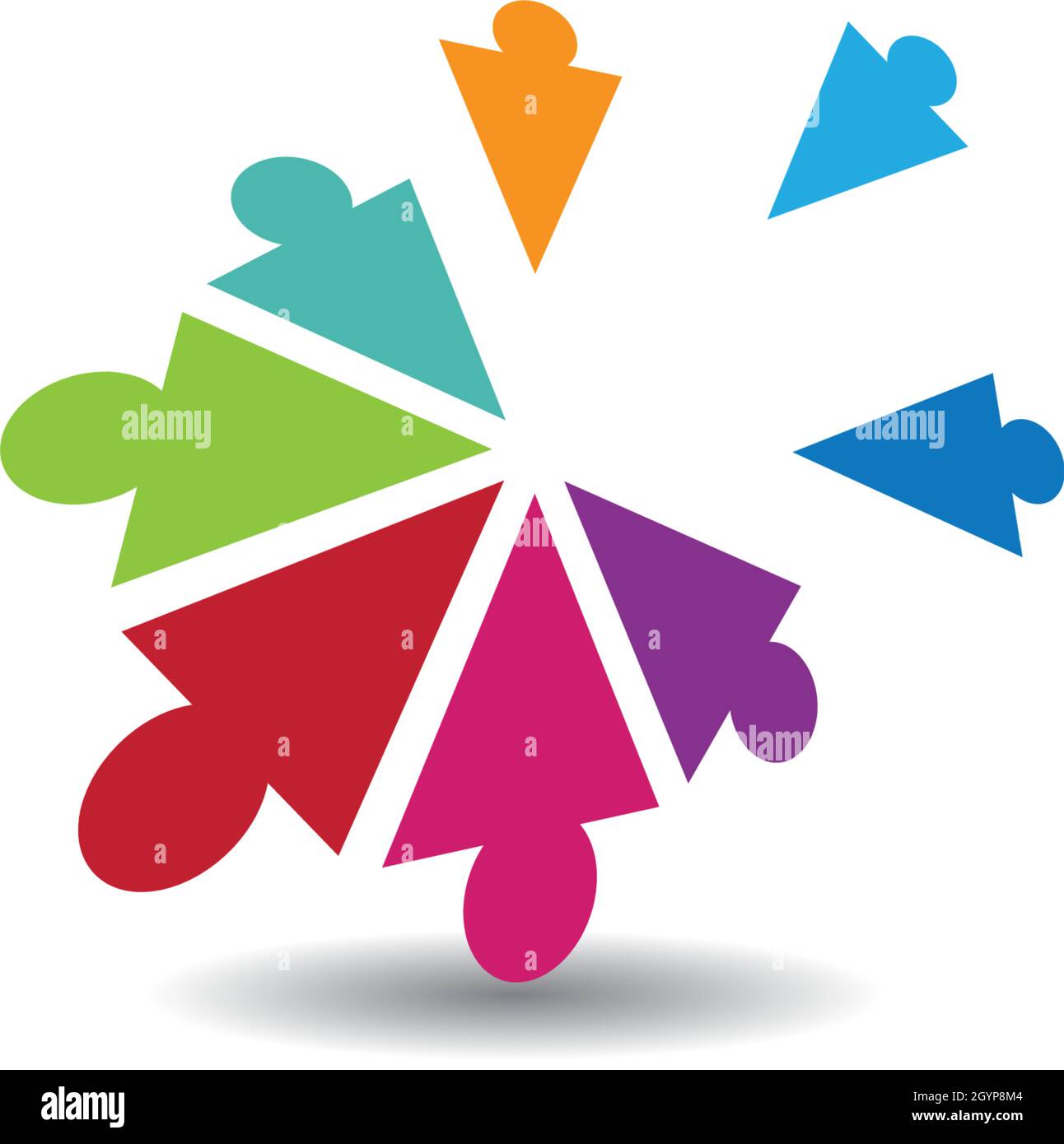 Leadership, success, and teamwork concept Stock Vector Image & Art - Alamy