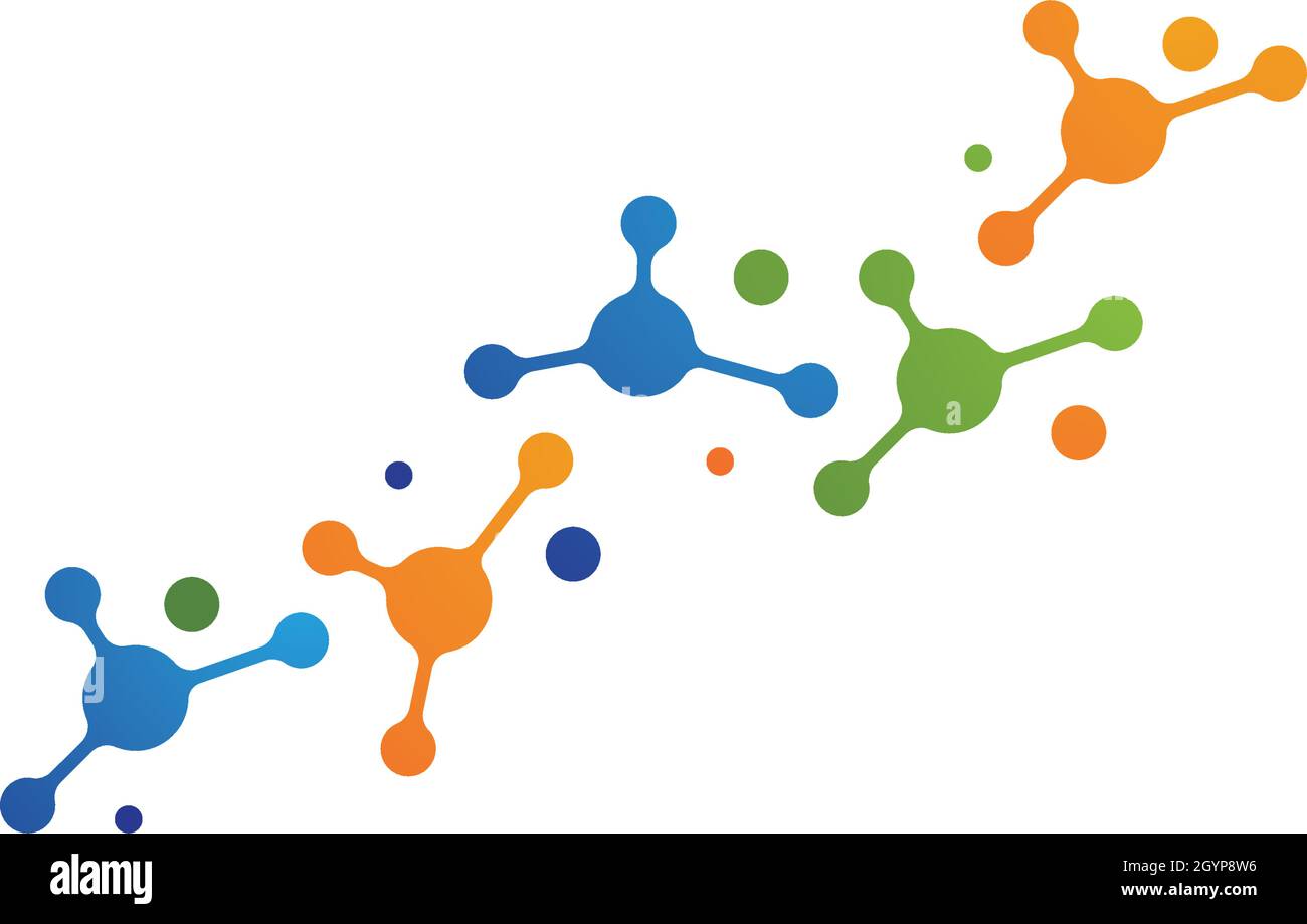 molecule logo vector icon template Stock Vector Image & Art - Alamy
