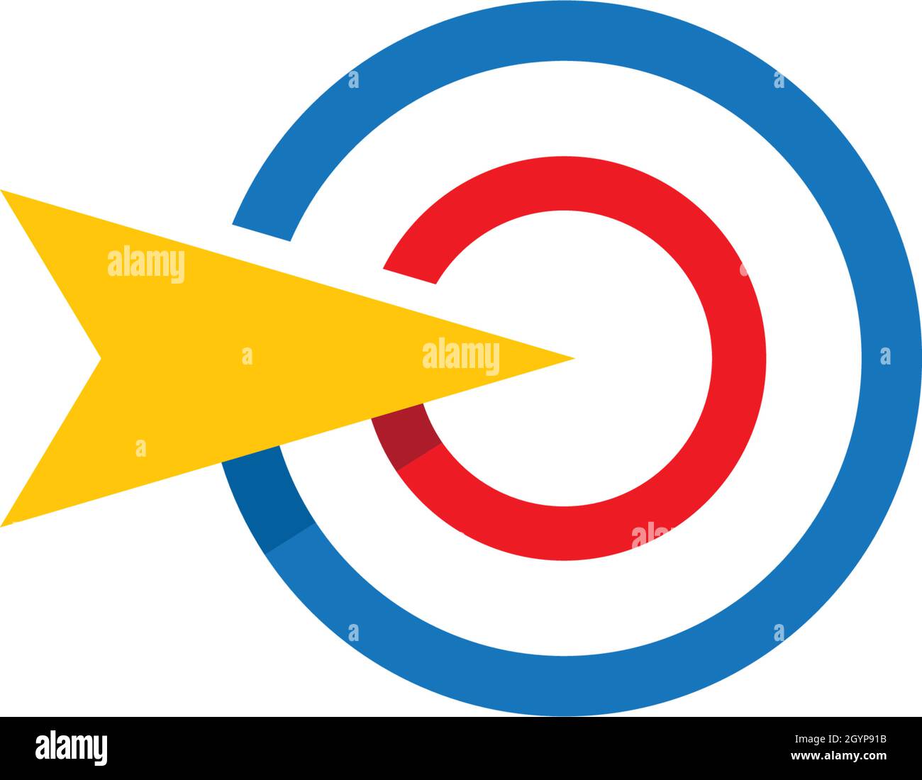 Target icon vector ilustration template Stock Vector
