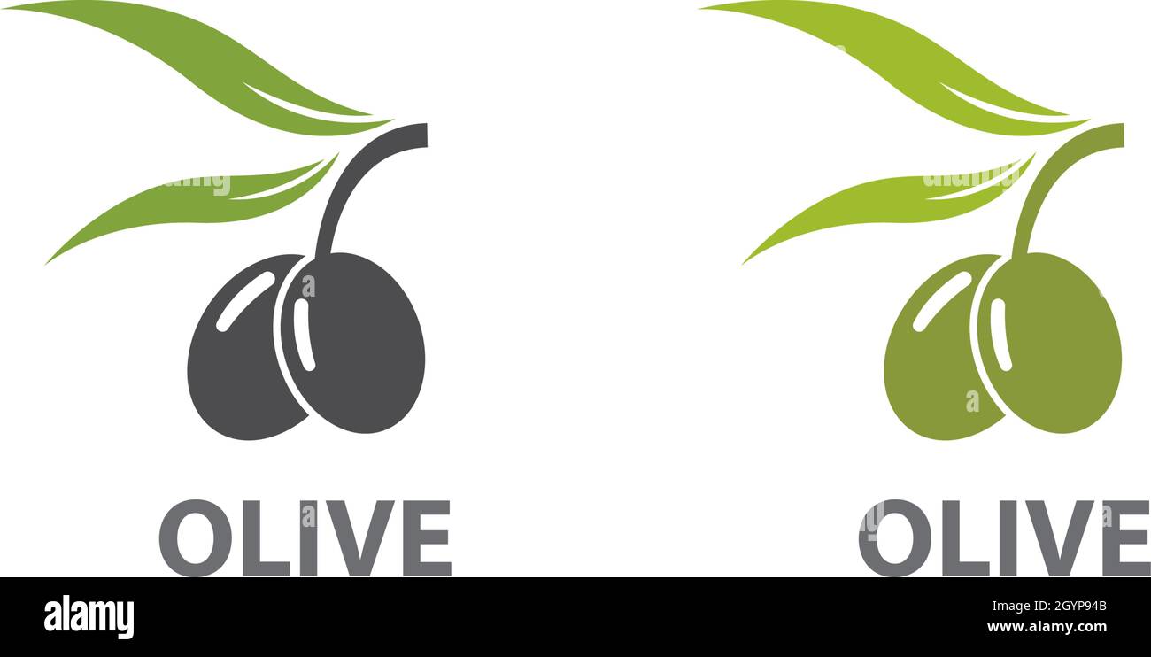 olive logo template vector design Stock Vector Image & Art - Alamy