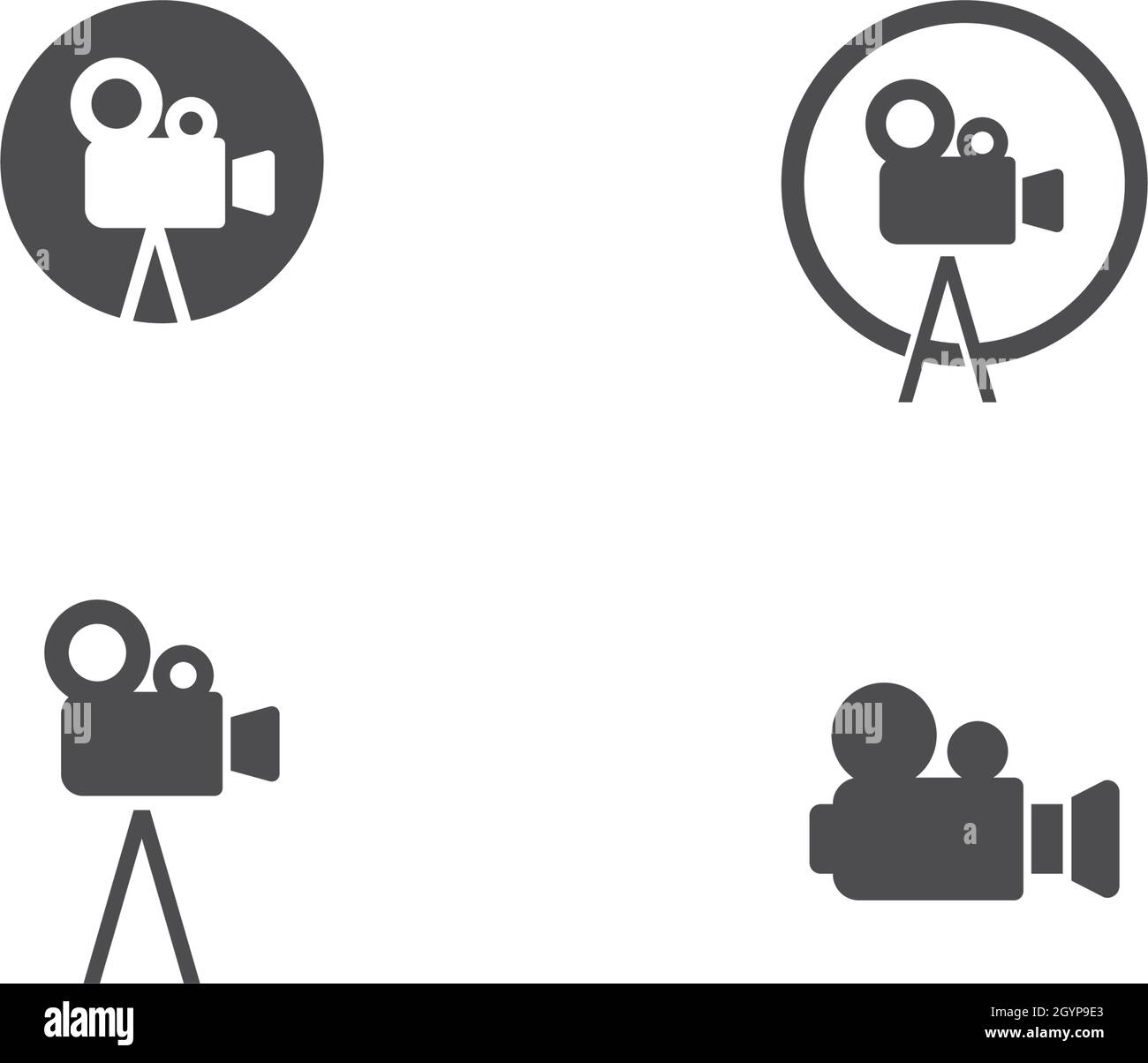 Camera Movie logo vector template Stock Vector Image & Art Alamy
