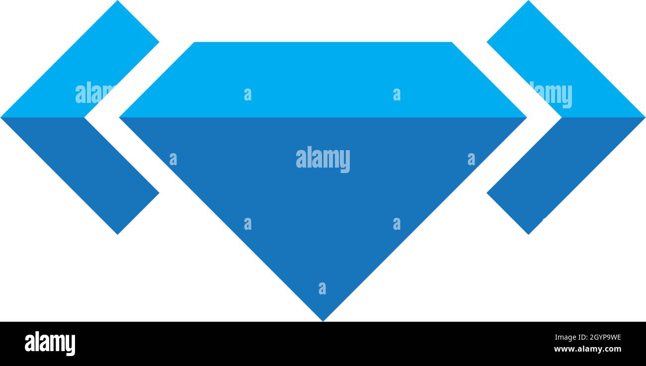 Diamond logo vector icon template Stock Vector Image & Art - Alamy