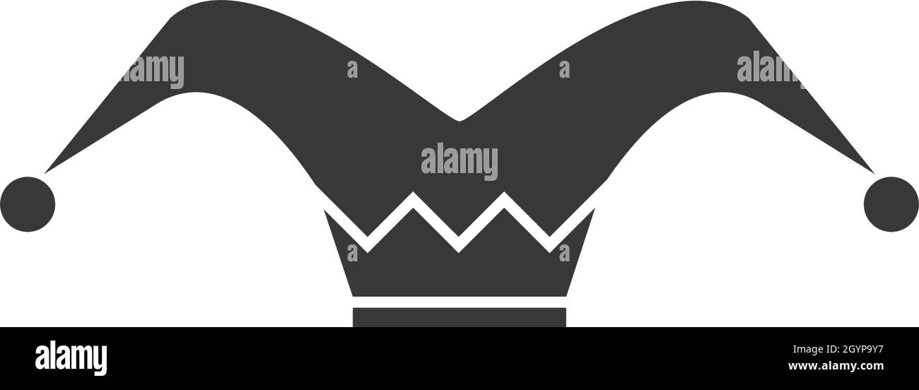Clown hat logo template ilustration vector Stock Vector Image Art Alamy