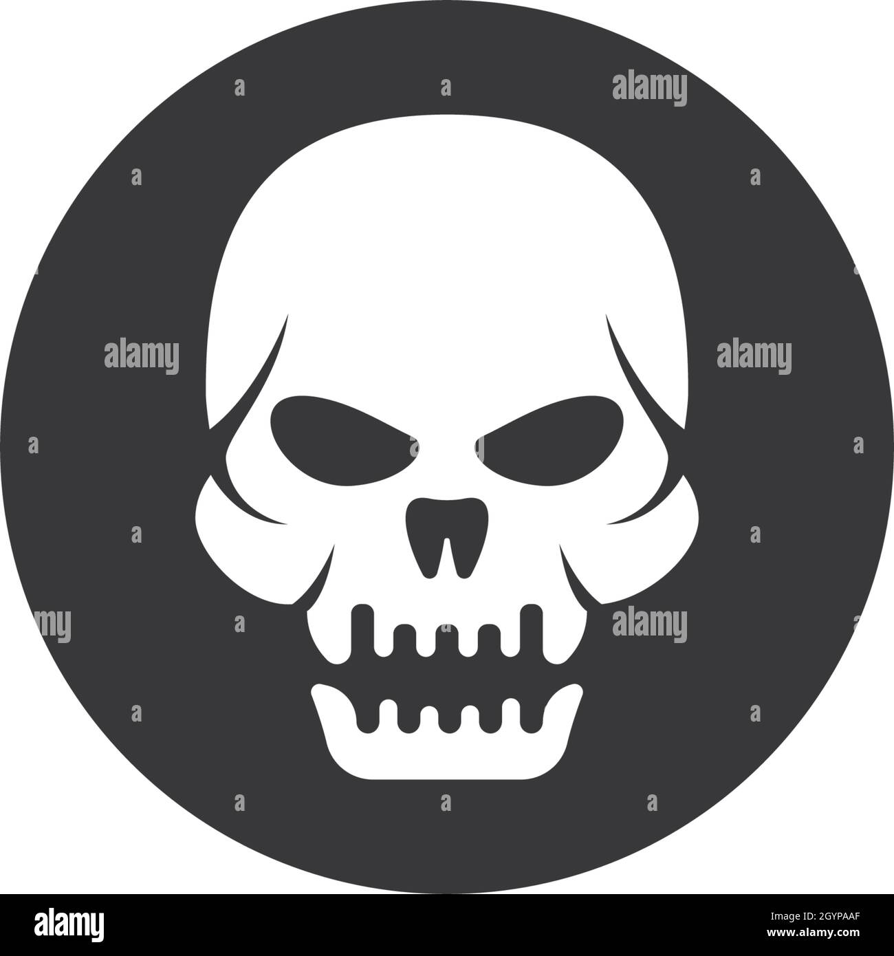 Skull Devil logo vector illustration Stock Vector Image & Art - Alamy