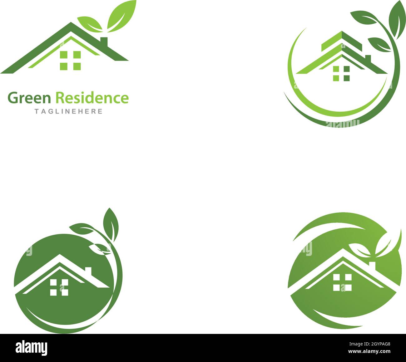 Green House logo vector template Stock Vector Image & Art - Alamy