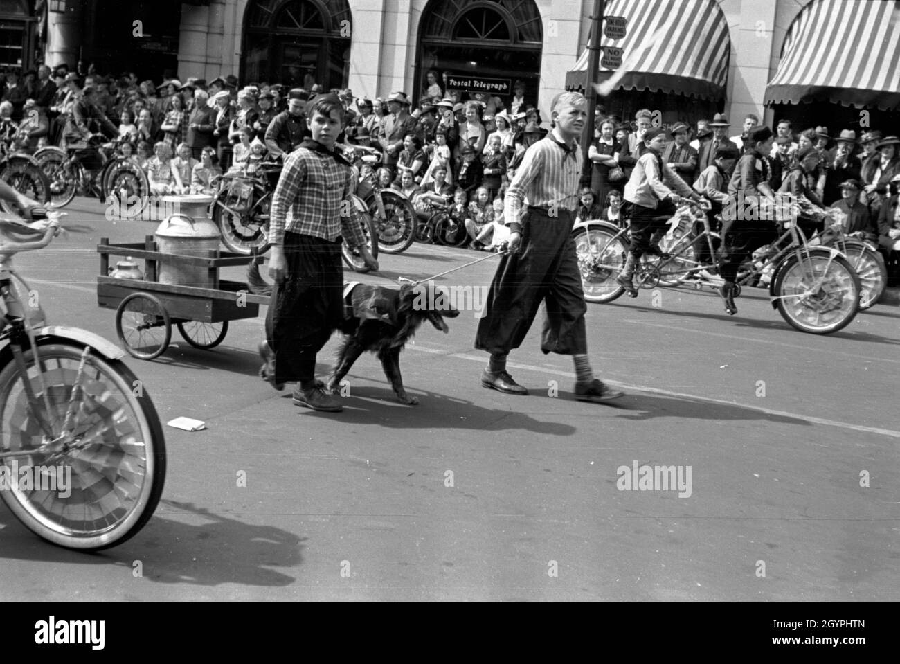 Holland Michigan Tulip Parade 1939 Stock Photo