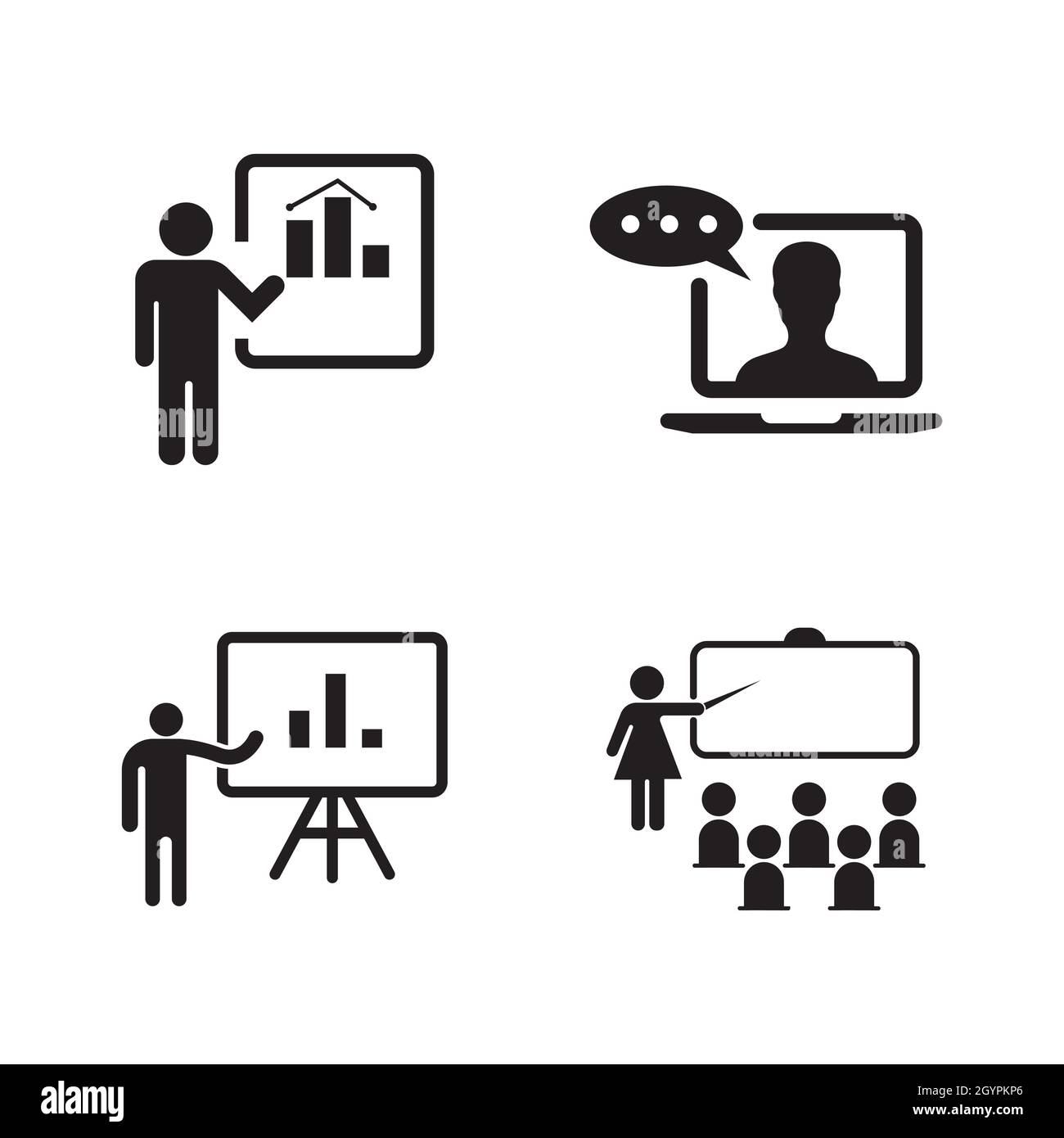 Training Vector icon design illustration Template Stock Photo - Alamy