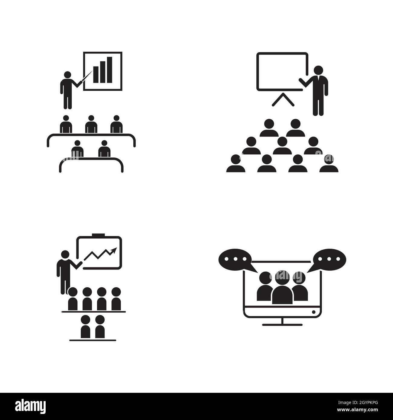 Training Vector icon design illustration Template Stock Photo - Alamy