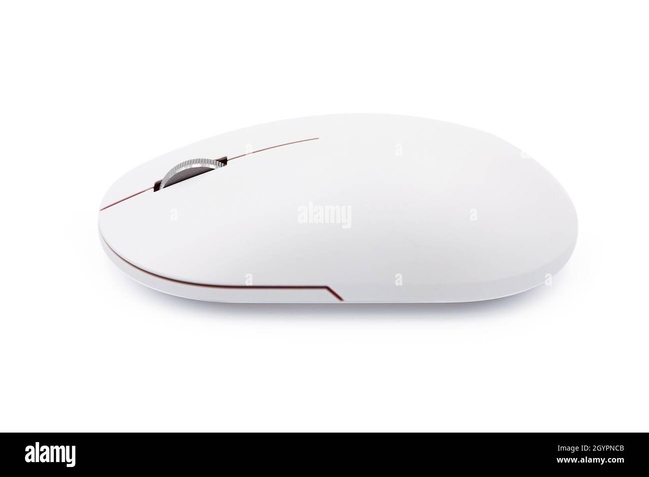 Computer wireless mouse isolated on white background Stock Photo - Alamy