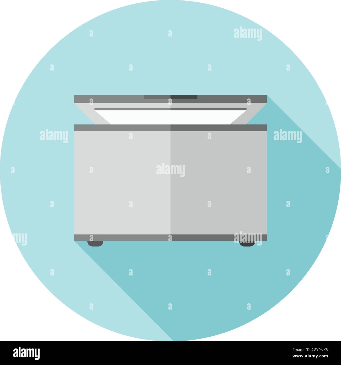 Vector flat design icon Freezer Stock Vector Image & Art - Alamy