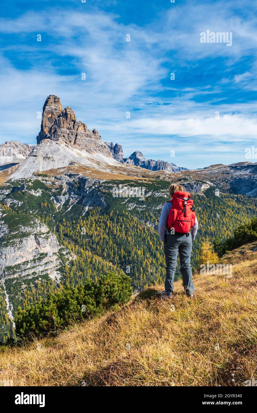 peak, hiking, tourism, landscape, mountain, travel, outdoor, nature, scenery, alps, dolomite, adventure, europe, natural, stone, beautiful Stock Photo - Alamy