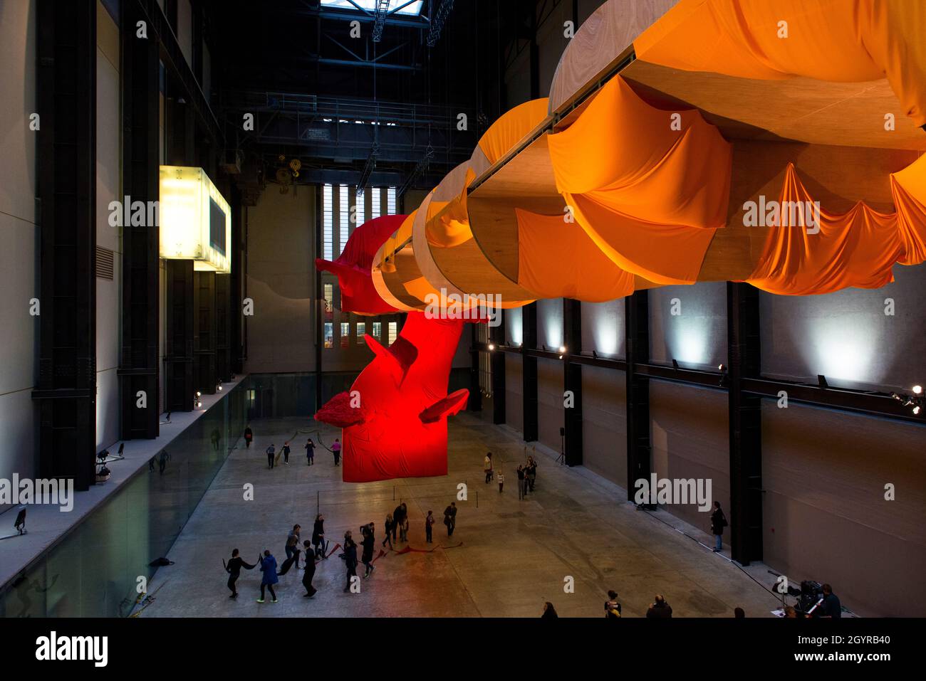 Richard Turtle ' i don't know ' Tate Modern, Turbine Hall, 2015, London England Stock Photo