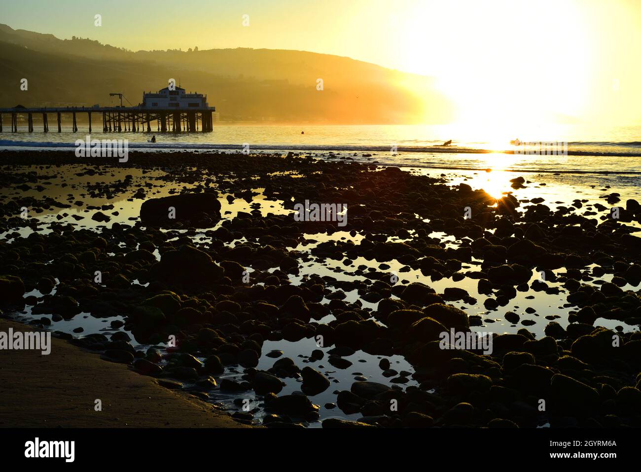 Malibu Pier California Stock Photo