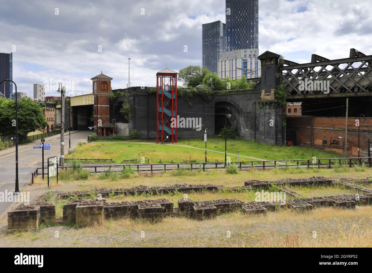 The Site Of The Old Roman Fort Of Mancunium, Castlefield, Manchester 