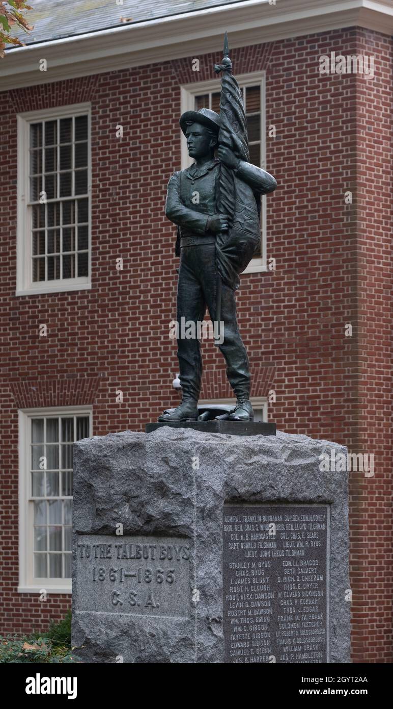 Talbot Boys Statue in Maryland, USA Stock Photo