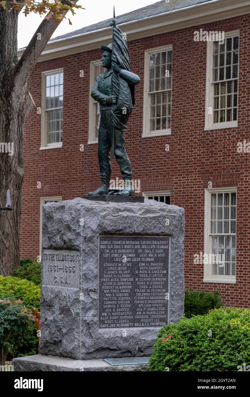 Talbot Boys Statue in Maryland, USA Stock Photo