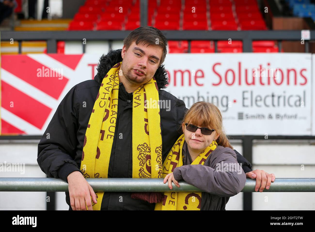 Sutton football fans hi-res stock photography and images - Alamy