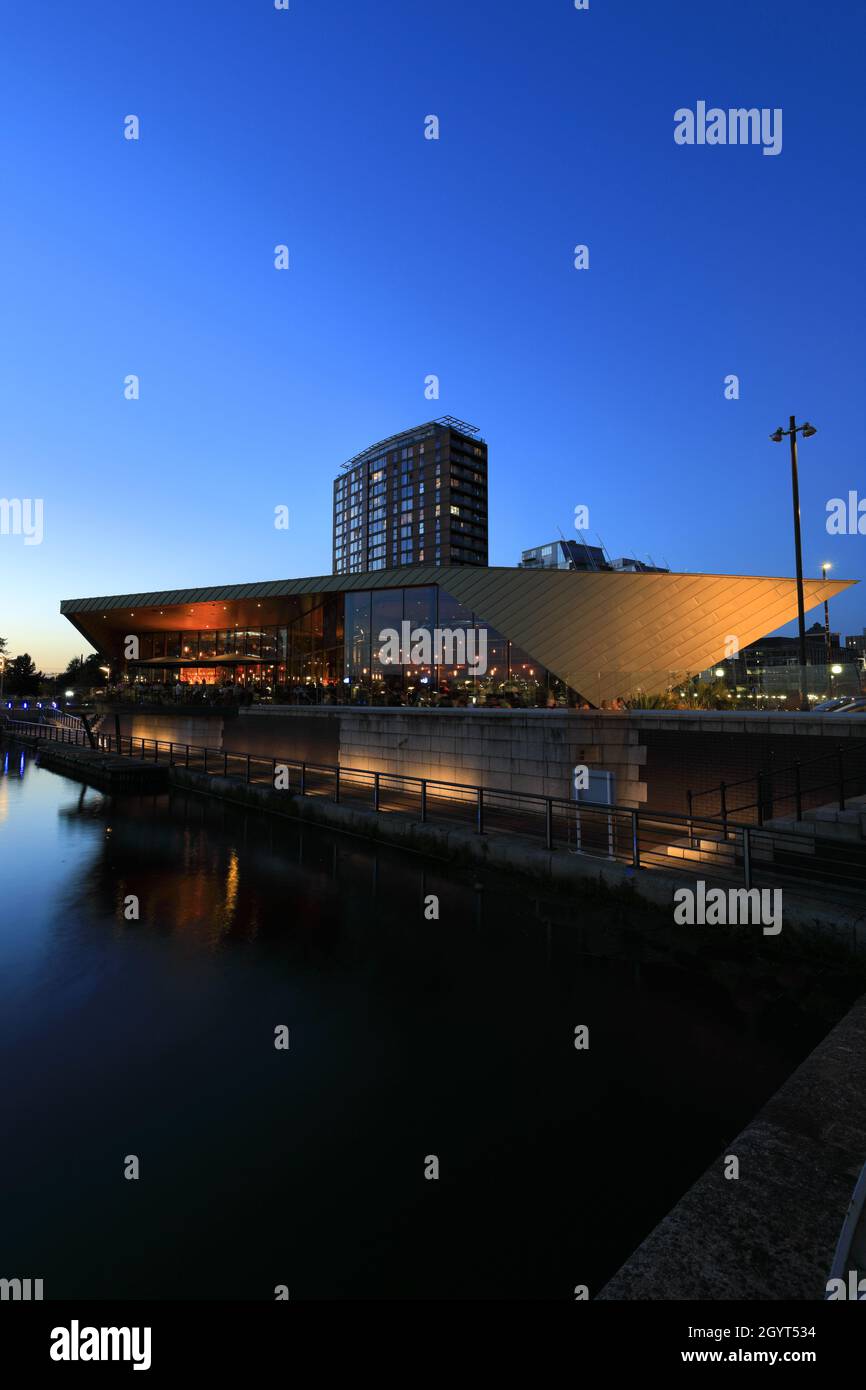 The Alchemist cocktail bar, Salford Quays, Manchester, Lancashire