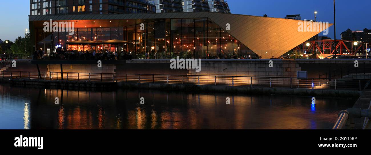 The Alchemist cocktail bar, Salford Quays, Manchester, Lancashire