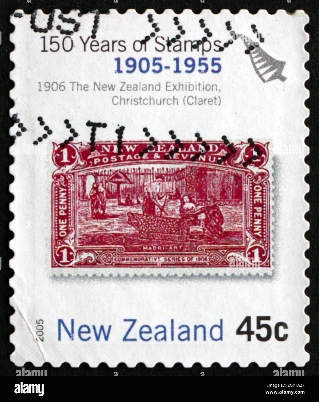 NEW ZEALAND CIRCA 2005 a stamp printed in New Zealand shows Maori