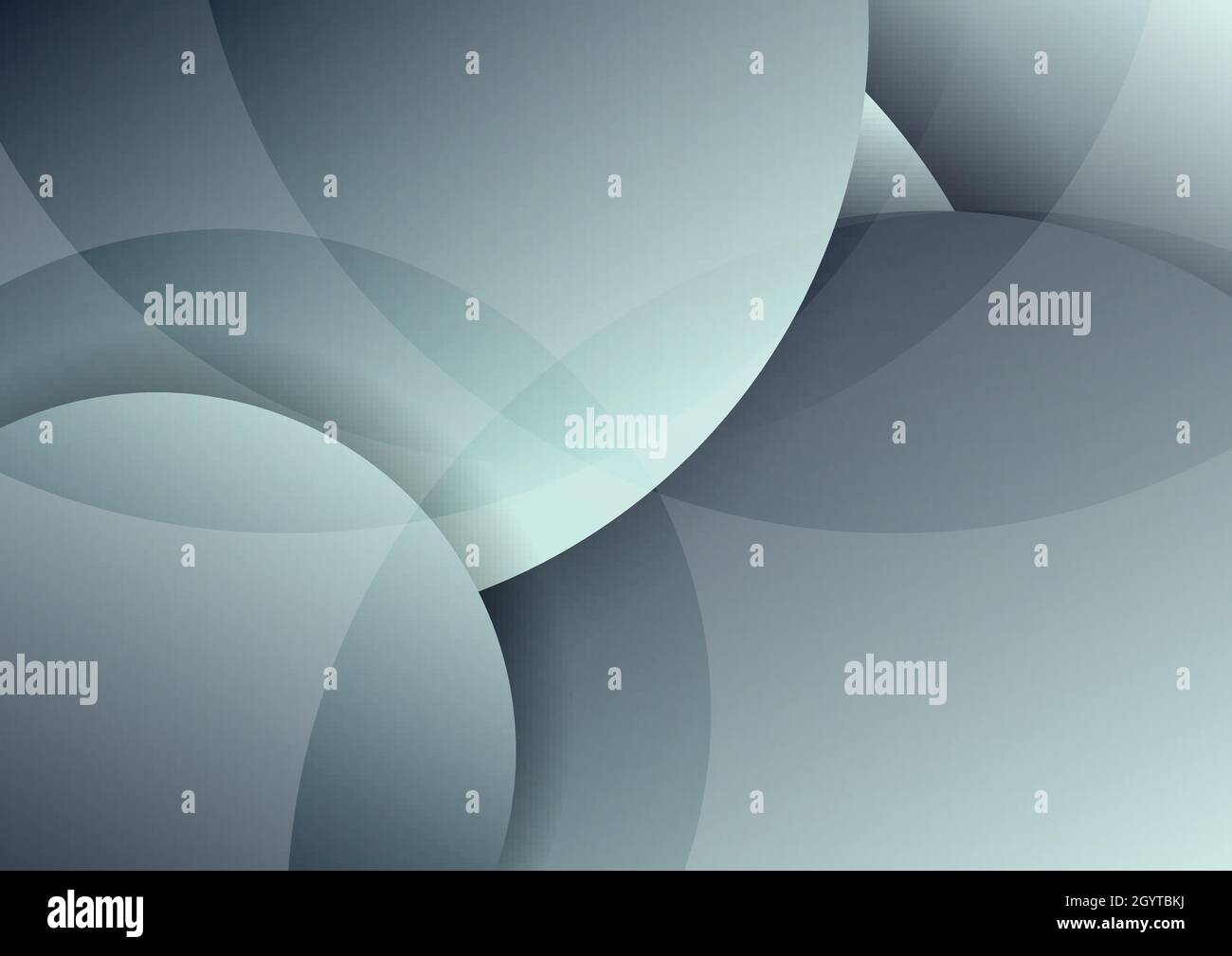 Abstract gray circles layer overlapping and shadow with lighting background. Vector illustration Stock Vector