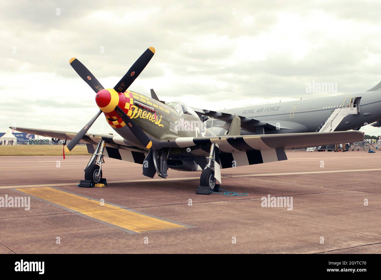 P-51 Mustang Fighter aircraft Stock Photo
