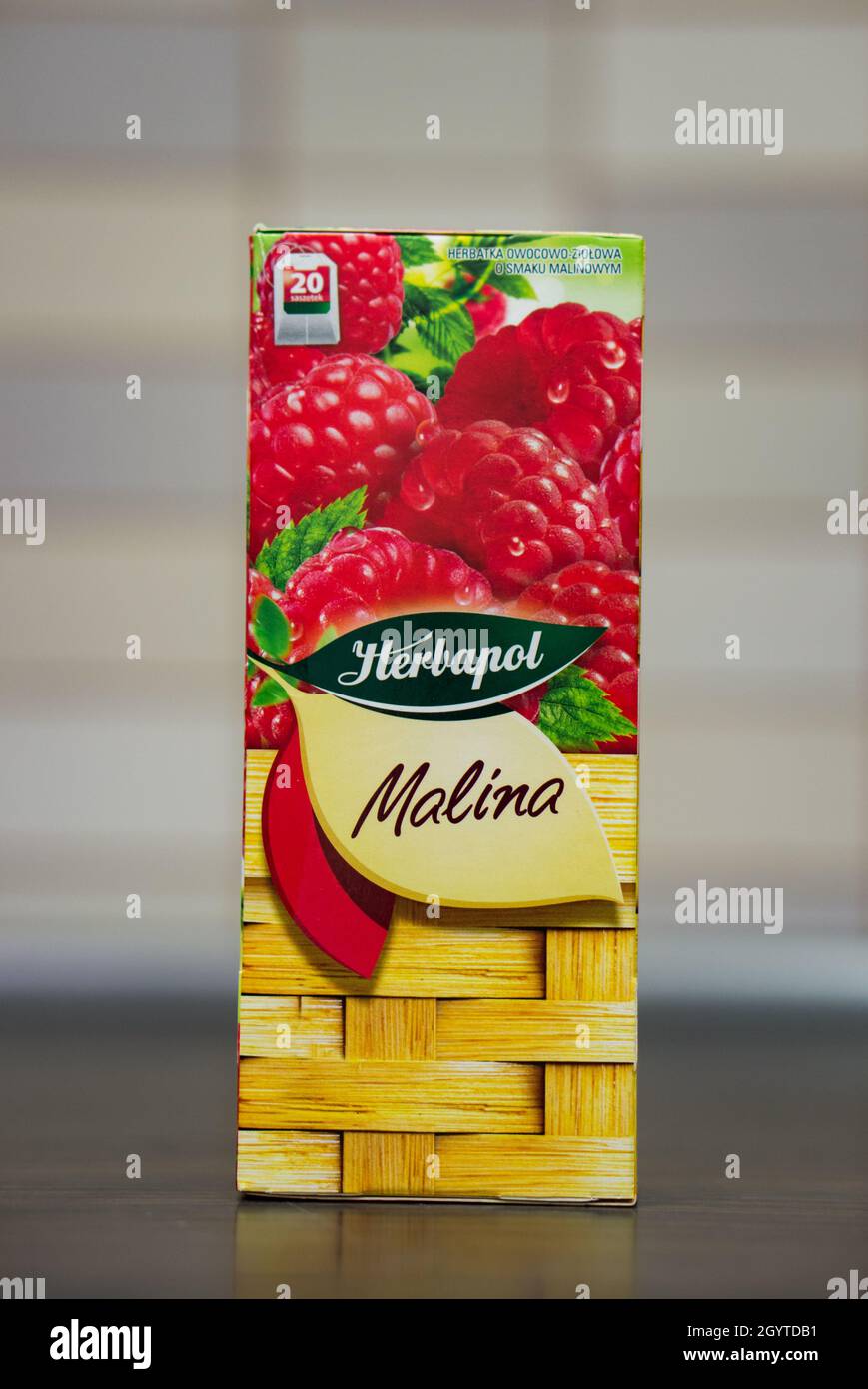 Poland Raspberry Tea Herbapol poznan hi-res stock photography and images - Alamy