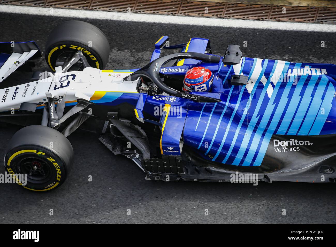 63 RUSSELL George (gbr), Williams Racing F1 FW43B, action