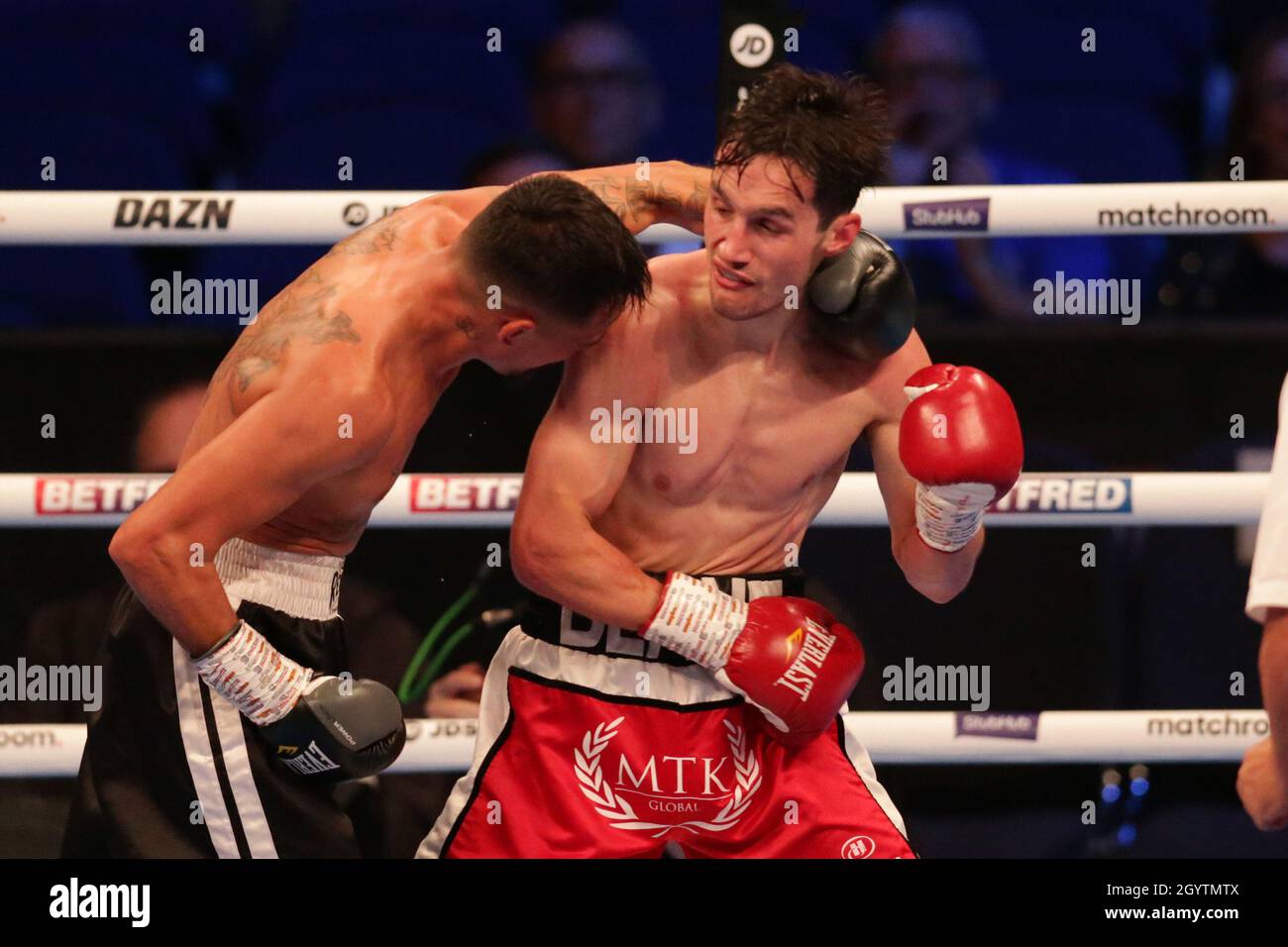 9th October 2021; M&S Bank Arena, Liverpool, England; Matchroom Boxing