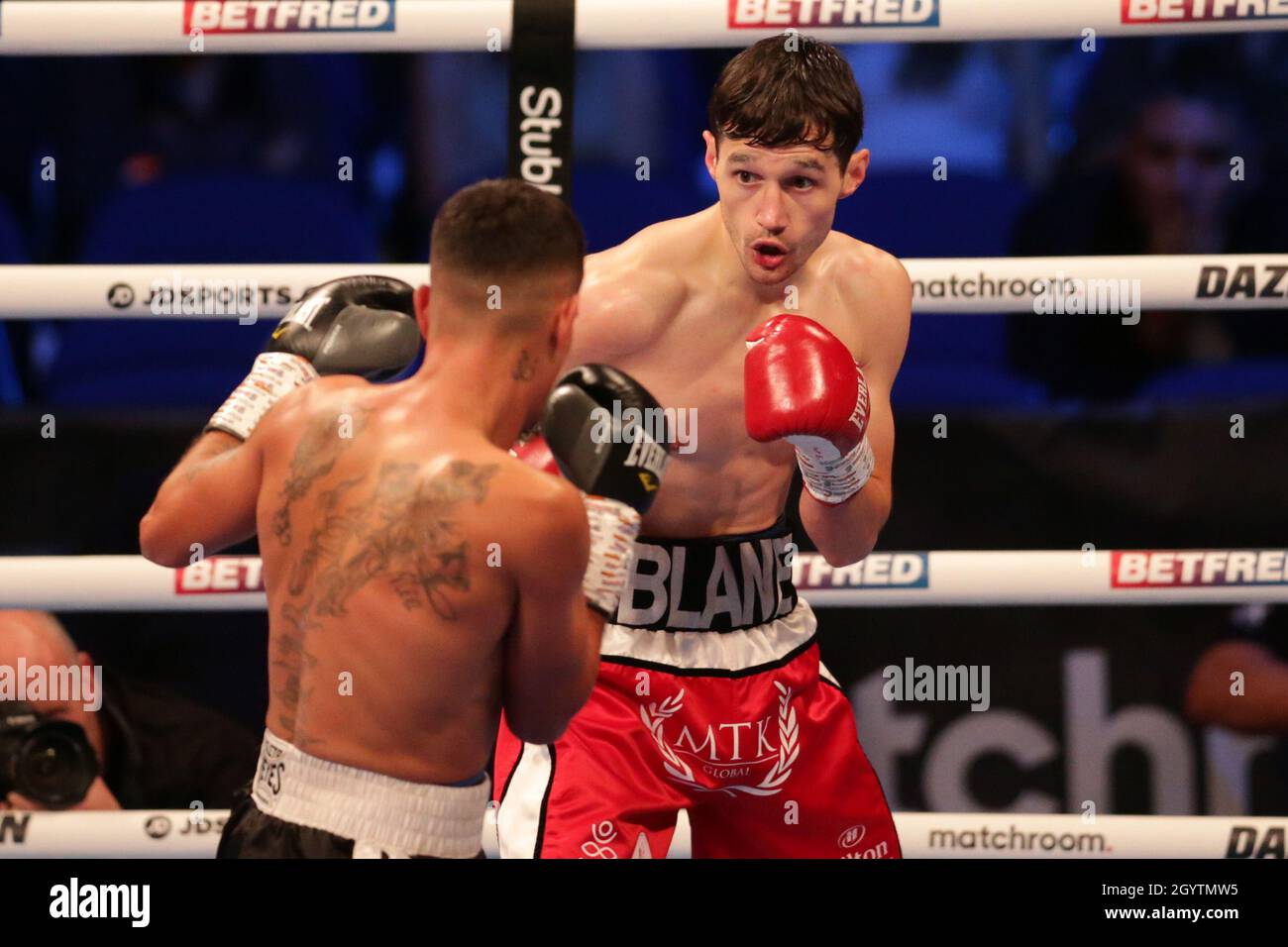 9th October 2021; M&S Bank Arena, Liverpool, England; Matchroom Boxing