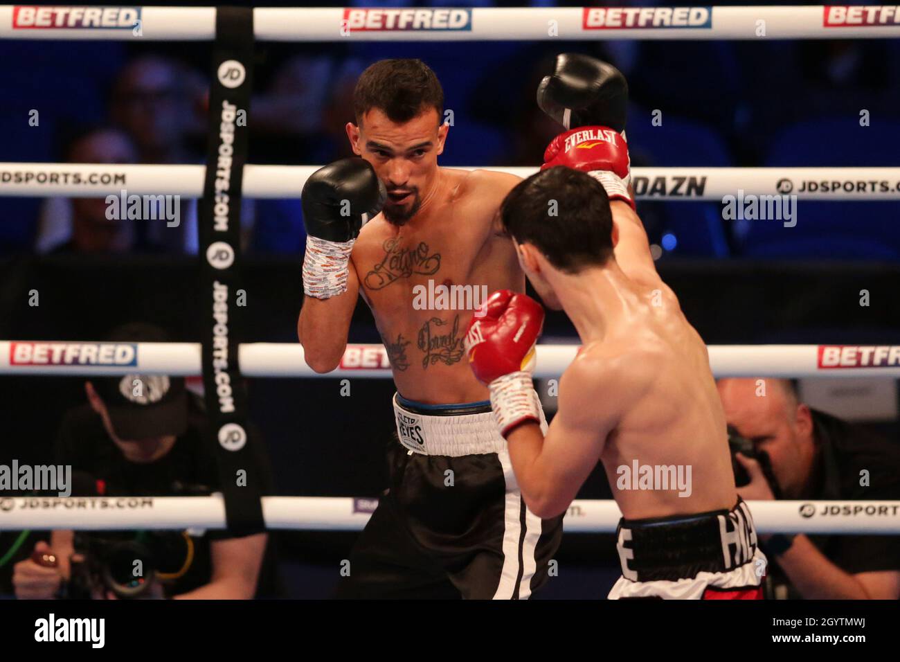 9th October 2021; M&S Bank Arena, Liverpool, England; Matchroom Boxing