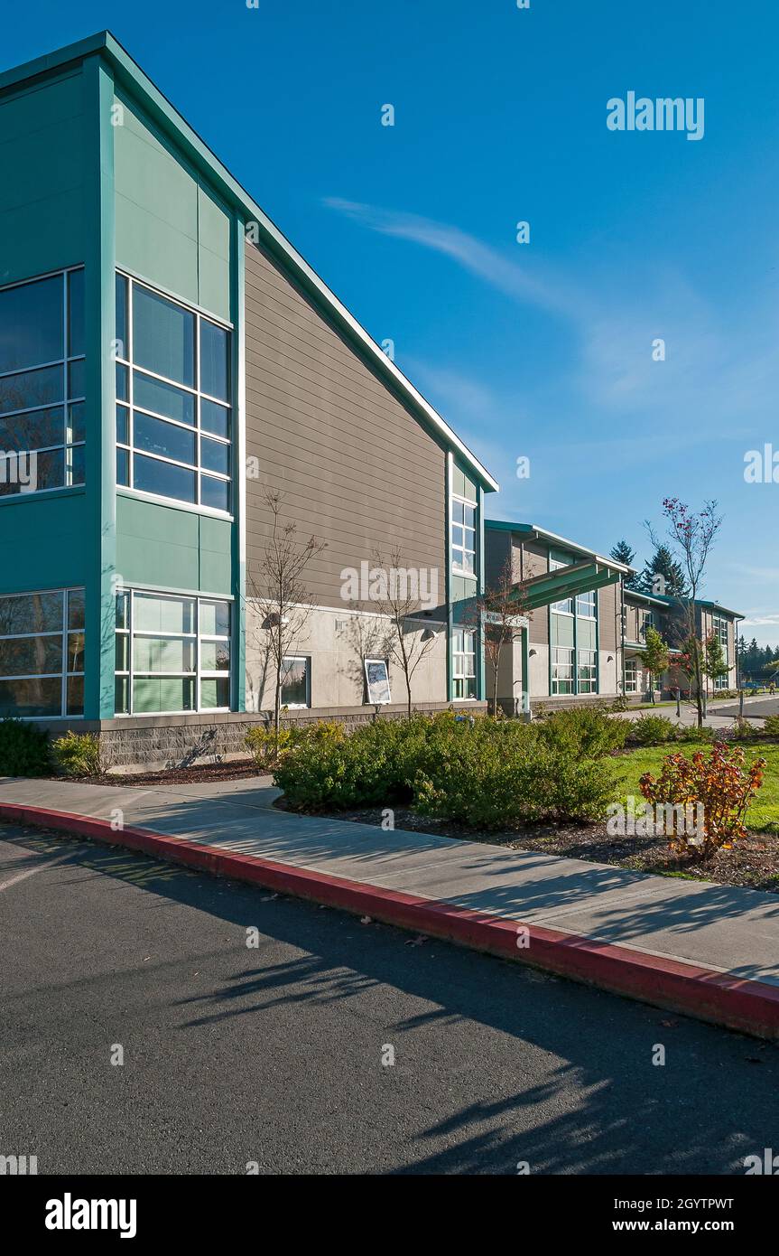 Renton Park Elementary School near Renton, Washington Stock Photo Alamy