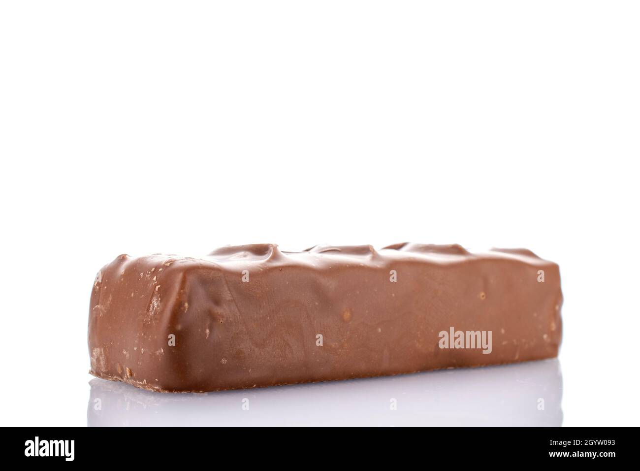 One sweet chocolate bar, closeup, isolated on white Stock Photo Alamy