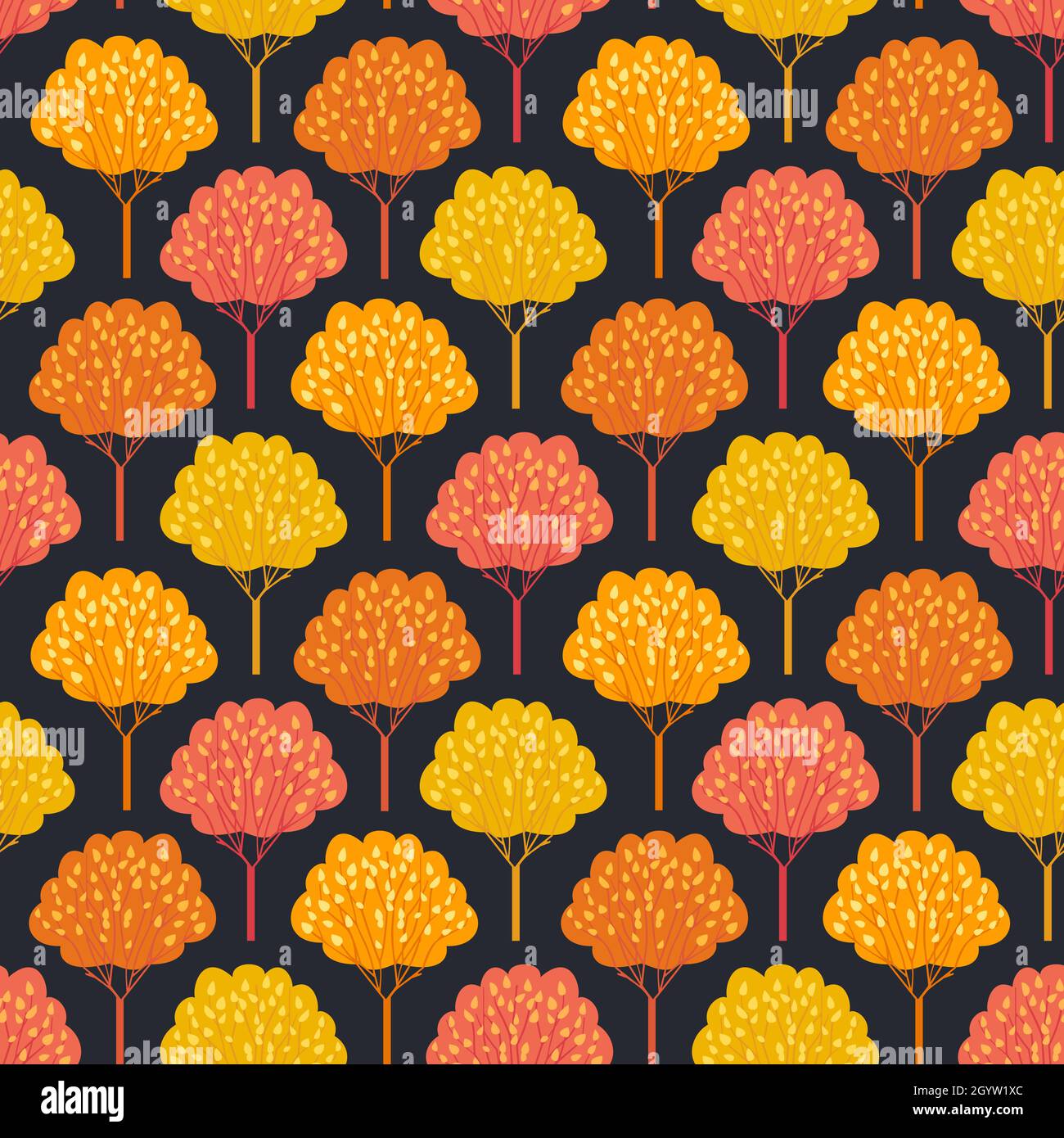 Autumn Fall Vector Pattern Fall season vector vectors hi-res stock photography and images - Alamy